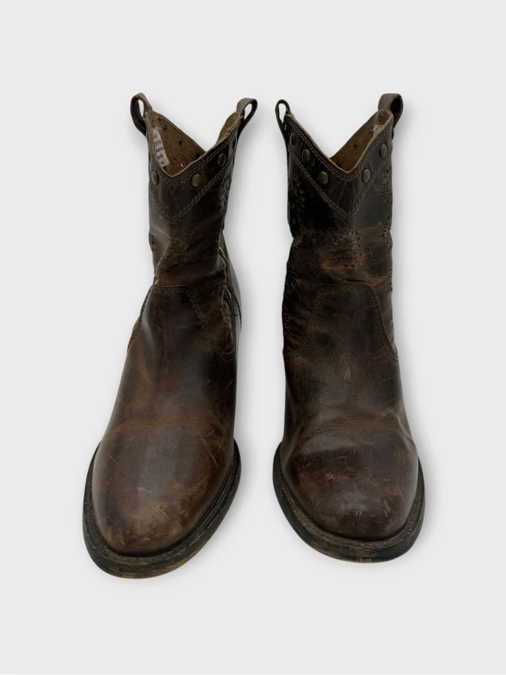 Dingo Vintage‎ Booties Size 7 Good Condition Brown Leather Good Condition!